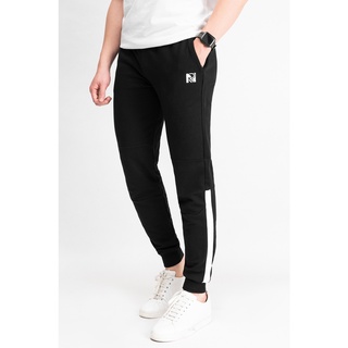 Quần jogger ống sọc thể thao nam Running, quần dài nam nỉ dày dặn ống rộng bo gấu lưng chun -Run1