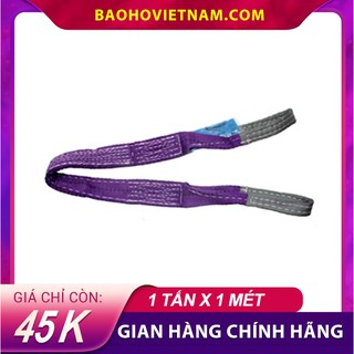 [SALE CỰC SỐC] Dây cáp vải cẩu hàng loại 1 tấn dài 1 mét nhập khẩu chính hãng chuyển dùng trong công nghiệp, xây dựng,..