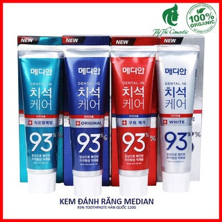 Kem Đánh Răng Median Hàn Quốc Đủ 4 Màu.