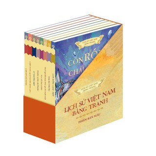 Sách-Combo LSVN bằng tranh (bản màu) - Hộp 8 cuốn - NXB Trẻ