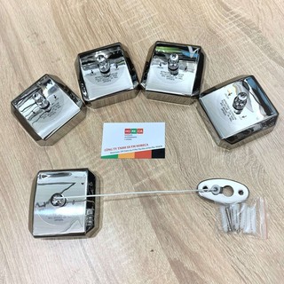 Dây phơi quần áo [inox 304] giá phơi đồ thông minh, rút gọn, gắn trên tường hoặc gỗ