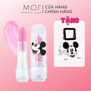 [TẶNG TÚI MICKEY] Son dưỡng M.O.I Cosmetics Mickey's Magic Lips trong suốt, màu hồng, mùi thơm, cấp ẩm và mềm mượt 3.3g