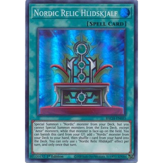 Thẻ bài Yugioh - TCG - Nordic Relic Hlidskjalf / BACH-EN055'