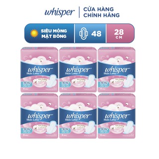 Băng vệ sinh Whisper Skinlove 28cm ngày nhiều và đêm