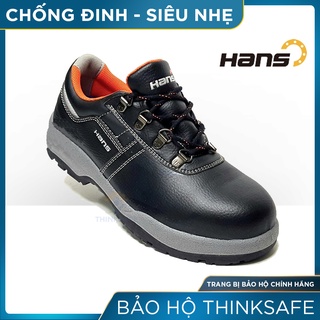 Giày bảo hộ lao động nam Hans Thinksafe, chống đinh, chống nước chính hãng, giầy công trường dáng thể thao - HS60