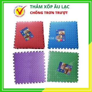 Thảm xốp lót sàn cho bé chống trơn trượt vân khế Âu Lạc Việt Nam 60x60 (1 tấm)