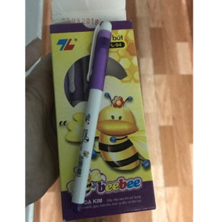 Bút lông kim FL 04 tím Beebee