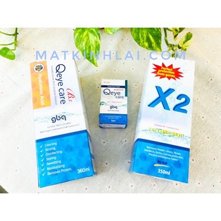 Ngâm và nhỏ mắt kính áp tròng cứng và mềm Qeye X2 (Korea)