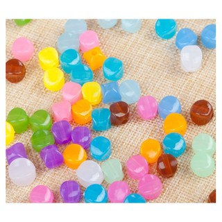 Hạt nhựa hình trái khế làm đồ thủ công size 10mm