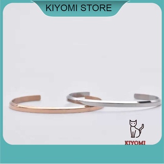 Vòng Tay Cuff Unisex Bản Đẹp Chất Không Rỉ Bảo Hành 1 Năm