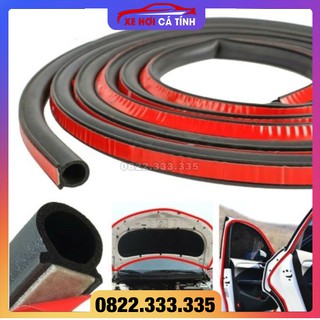 [ ⚡Free Ship 50k⚡] Gioăng cao su chữ D chống ồn cho xe tặng kèm dung môi 3M