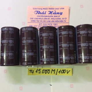 Tụ lọc nguồn 15.000 M/100 v giá 2 chiếc