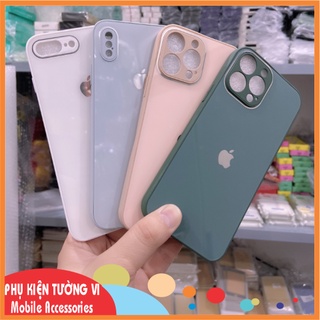 Ốp lưng mặt kính cao cấp cho các dòng iPhone từ 7 tới iPhone 13 Pro Max
