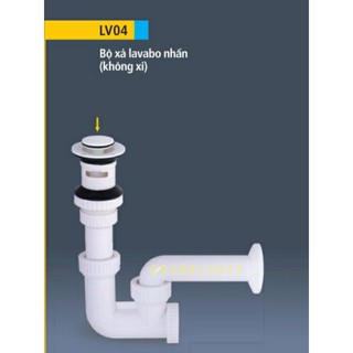 COMBO 10 BỘ LAVABO NÚT NHẤN NHỰA KO XI