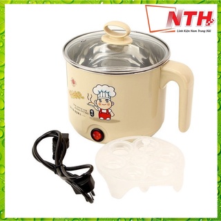 CA NẤU MÌ SIÊU TỐC - 18CM - CÓ VỈ HẤP TRỨNG