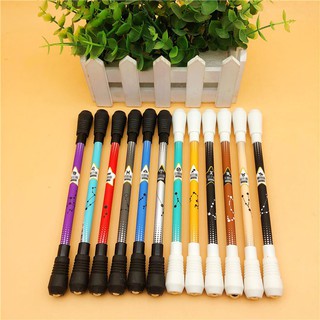 bút 12 cung hoàng đạo đầu bi để quay D82 hoạt hình dễ thương kute viết gel