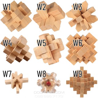 Bộ Lắp Ghép Gỗ Giải Đố Thông Minh - Nhiều mẫu mã