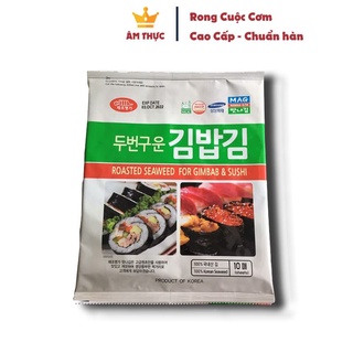 Rong biển Hàn Quốc Cao Cấp - làm cơm cuộn gimbab (kimbap) gói 10 lá