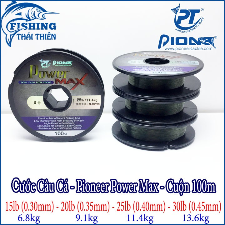 Cước câu cá Pioneer Power Max