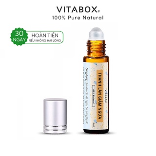 Thanh lăn thoa vết muỗi đốt VITABOX 100% thiên nhiên, giảm ngứa hiệu quả vết côn trùng cắn, mẩn do dị ứng