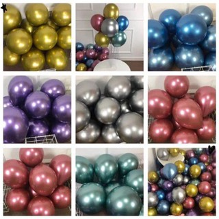 Set 20 quả Bóng siêu nhũ Chrome size nhỏ 5inch=10cm
