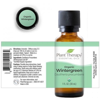 Tinh dầu hữu cơ Wintergreen 30mL Plant Therapy
