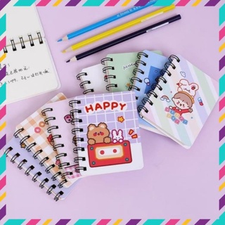 SỔ LÒ XO A7 , SỔ TAY MINI NHIỀU HÌNH DỄ THƯƠNG