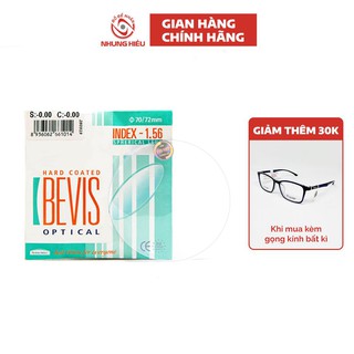 Tròng kính cao cấp tráng cứng NHUNG HIẾU BEVIS phủ cứng 2 mặt cầu mắt chống xước tối đa- GIẢM 30K KHI MUA KÈM GỌNG