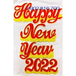 Chữ dán CHÚC MỪNG NĂM MỚI -AN KHANG THỊNH VƯỢNG -VẠN SỰ NHƯ Ý -HAPPY NEW YEAR bằng mouse cao 13cm và 17cm trang trí tết