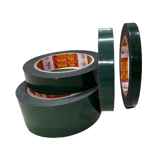 FREESHIP 50k - 14 Cuộn/Cây Băng Dính Xốp Xanh 2 Mặt Đủ Size