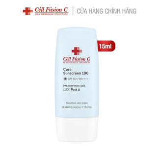 Kem Chống Nắng Cấp Ẩm và Dịu Da Cell Fusion C Cure Sunscreen 100 SPF 50+ / PA++++ 15ml và 30ml
