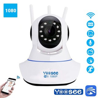 [Mã SKAMSALE03 giảm 10% đơn 200k] Camera IP Yoosee 5 Râu 2.0 Mẫu 2020 Góc siêu rộng Full HD 1080