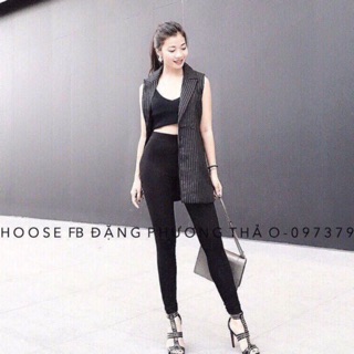 Quần Legging Kèm Hộp Đen sang chảnh