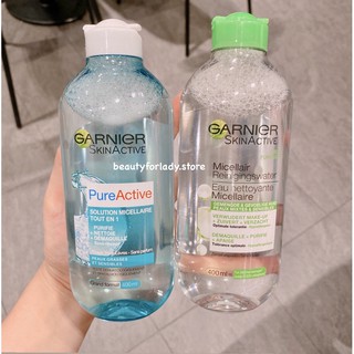 Tẩy trang garnier 400ml xanh lá / xanh dương