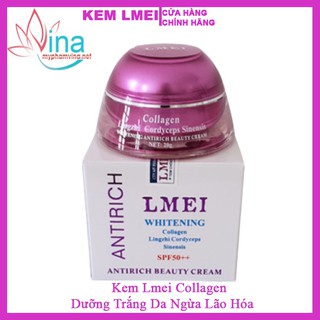 KEM DƯỠNG TRẮNG DA CAO CẤP LMEI TINH CHẤT COLLAGEN - LINH CHI - ĐÔNG TRÙNG HẠ THẢO 20gr
