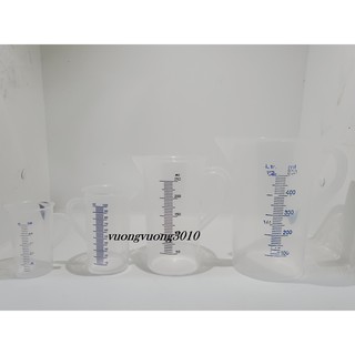 Ca đong NGUYÊN LIỆU LÀM BÁNH, PHA CHẾ DUNG TÍCH 500ml, 250ml, 100ml, 50ml