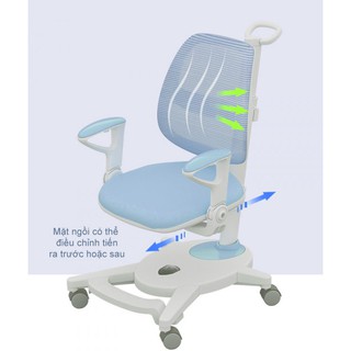 Ghế ngồi học chống gù, chống cận CAYABE CB-815 cho bé màu xanh