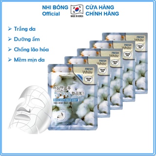 Mặt nạ giấy - Mặt nạ dưỡng da chiết xuất từ Tuyết 3W Clinic Hàn Quốc [ Combo 10 Túi / Hàng Nhập Khẩu Hàn Quốc]