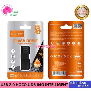 USB Hoco UD6 64G Intelligent 2.0 Chính Hãng - BH 5 Năm