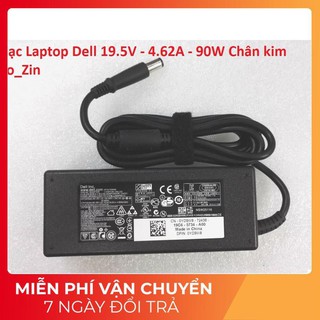 Sạc Laptop Dell 19.5V - 4.62A - 90W Chân kim to ZIN
