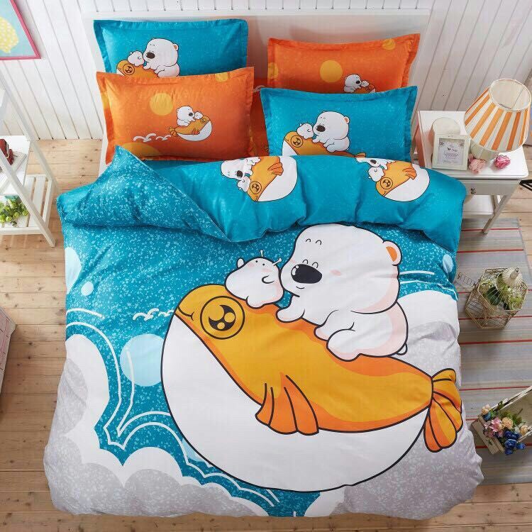 ( free ship ) SÉT POLY NHẬP GẤU & CÁ