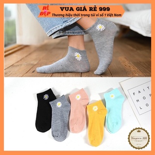 Tất vớ nữ túi 10 đôi/ tất hoa cúc