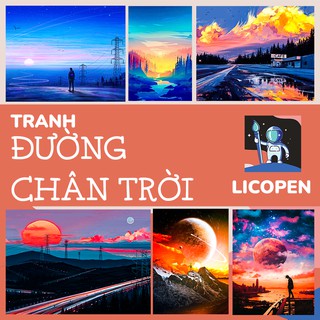 [CÓ SẴN] Tranh Tô Màu Theo Số Licopen - Tổng hợp các mẫu tranh chủ đề Đường Chân Trời