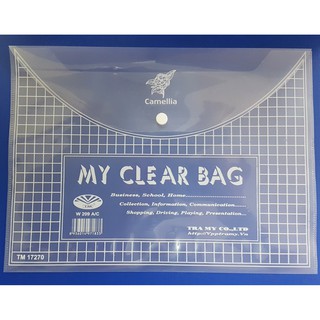 [Sỉ] combo 50 túi clear khổ A4 cỡ trung và 50 túi clear khổ F dầy