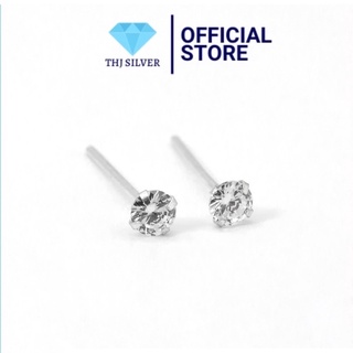 khuyên tai nụ đá mini size 2ly nhỏ xinh - Chuẩn bạc ta