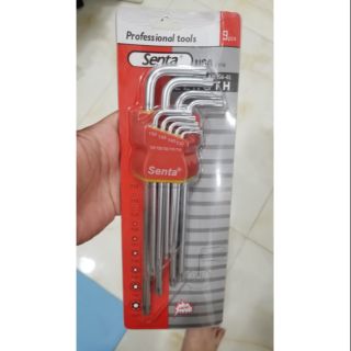 Bộ lục giác bông 9 cây senta loại dài hàng chất lượng