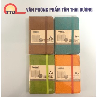 SỔ TAY BÌA DA , KICH THƯỚC A7, HÃNG HEETON