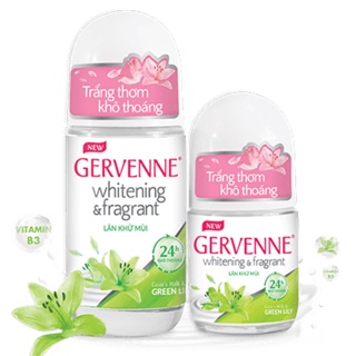 Lăn khử mùi trắng da Gervenne đủ mùi - lớn nhỏ