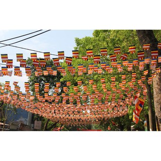 Cờ dây phật giáo 1 dây 20 lá