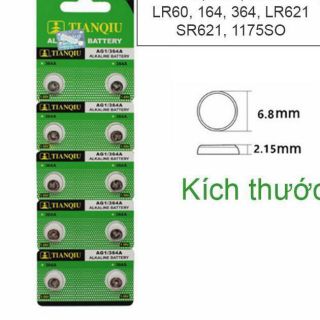1 Viên Pin Đồng Hồ AG1 364A LR621 621 SR621 SR621SW